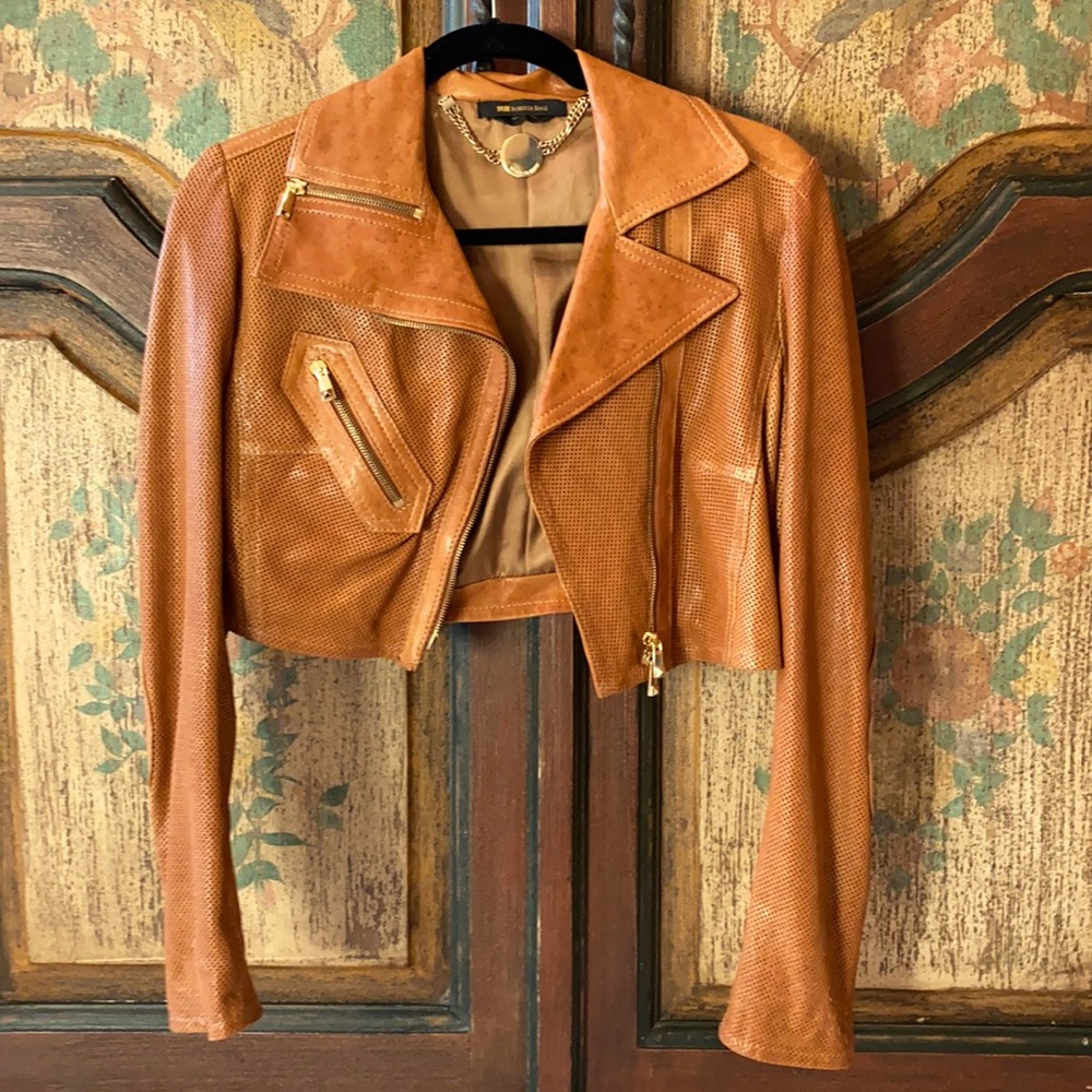 Roberta Biagi leather jacket
